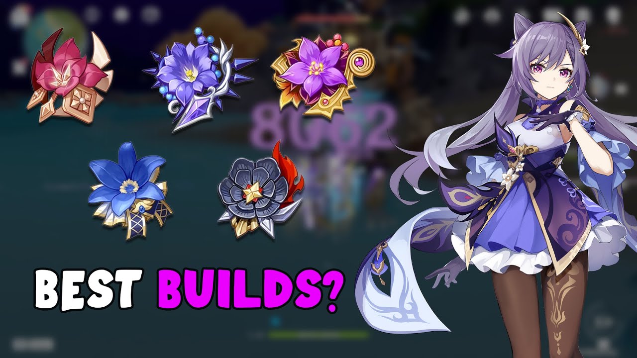 8 BUILDS / ARTIFACT SETS FOR KEQING ( PHYSICAL & ELECTRO ) | GENSHIN IMPACT