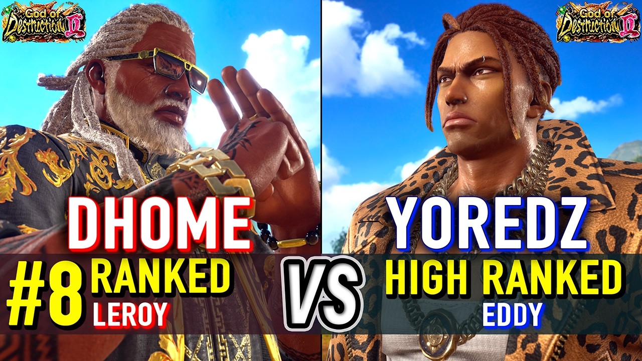 T8 🔥 DHOME50HBK (#8 Ranked Leroy) vs YOREDZ (Eddy) 🔥 Tekken 8 High Level Gameplay