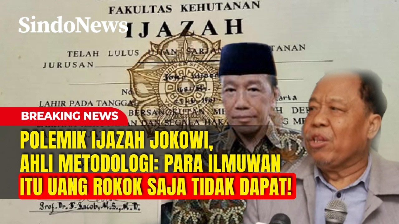 Ahli Metodologi Beberkan Tak Dapat Bayaran Terkait Kasus Ijazah Jokowi! | Breaking News | 12/02