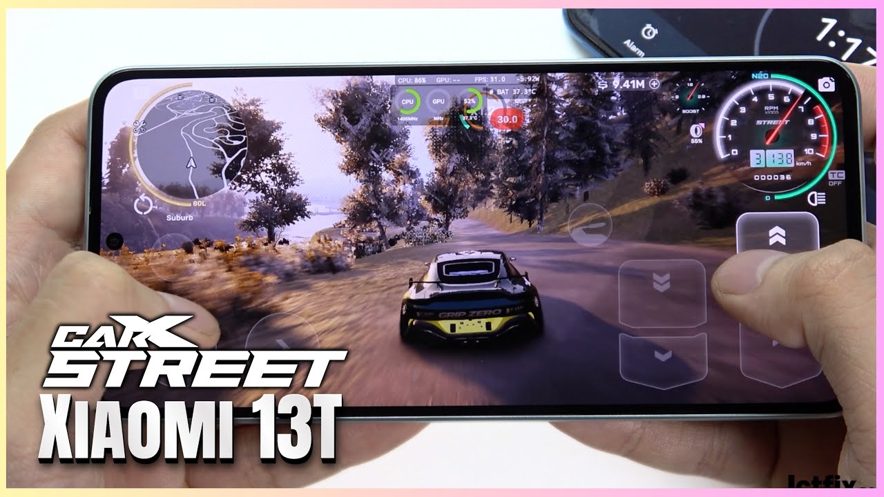 Xiaomi 13T CarX Street Gaming test Update | Dimensity 8200 Ultra, 144Hz Display