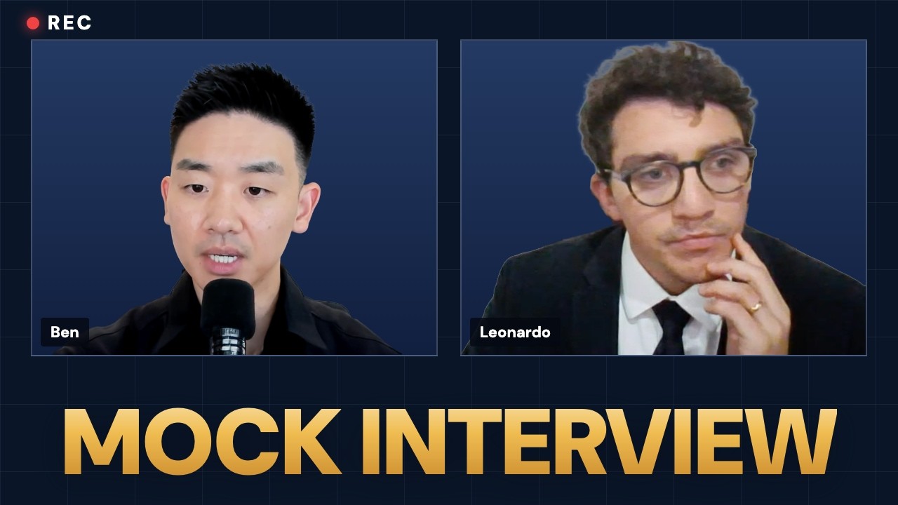Mock Interview with Ex JPM Investment Banker
