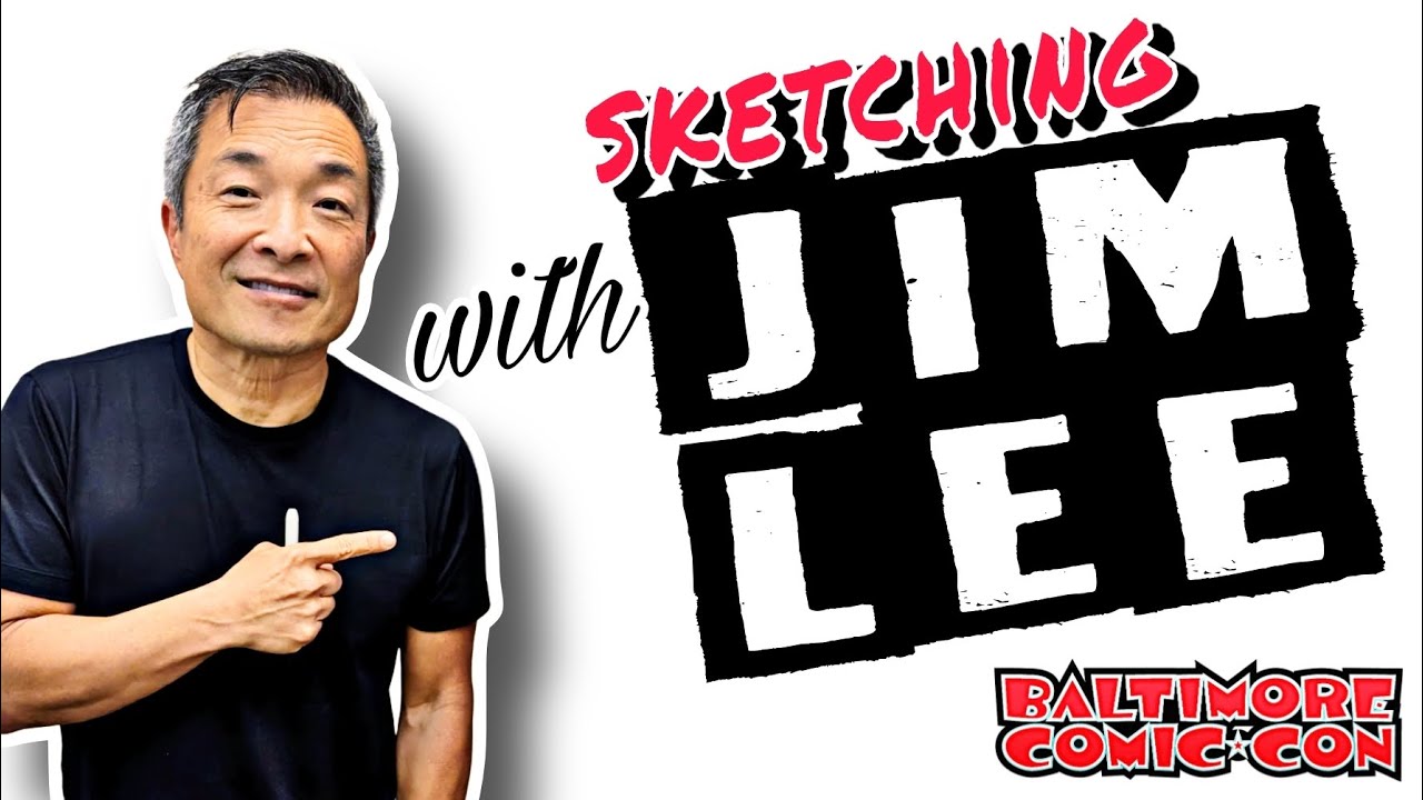 JIM LEE SKETCHES & TALKS ART @ BALTIMORE COMIC-CON 2024 PANEL