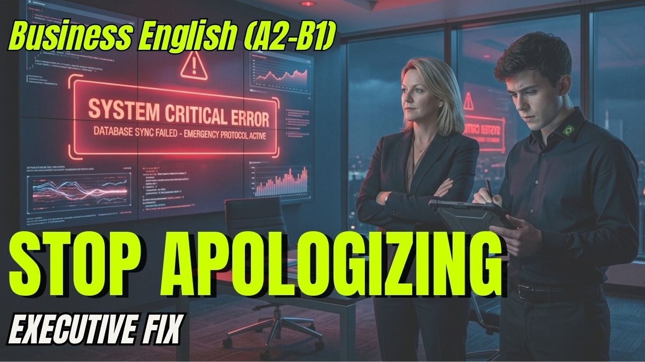 Master Crisis Control: Fix Any Work Mistake Without Apologizing | English Podcast B1