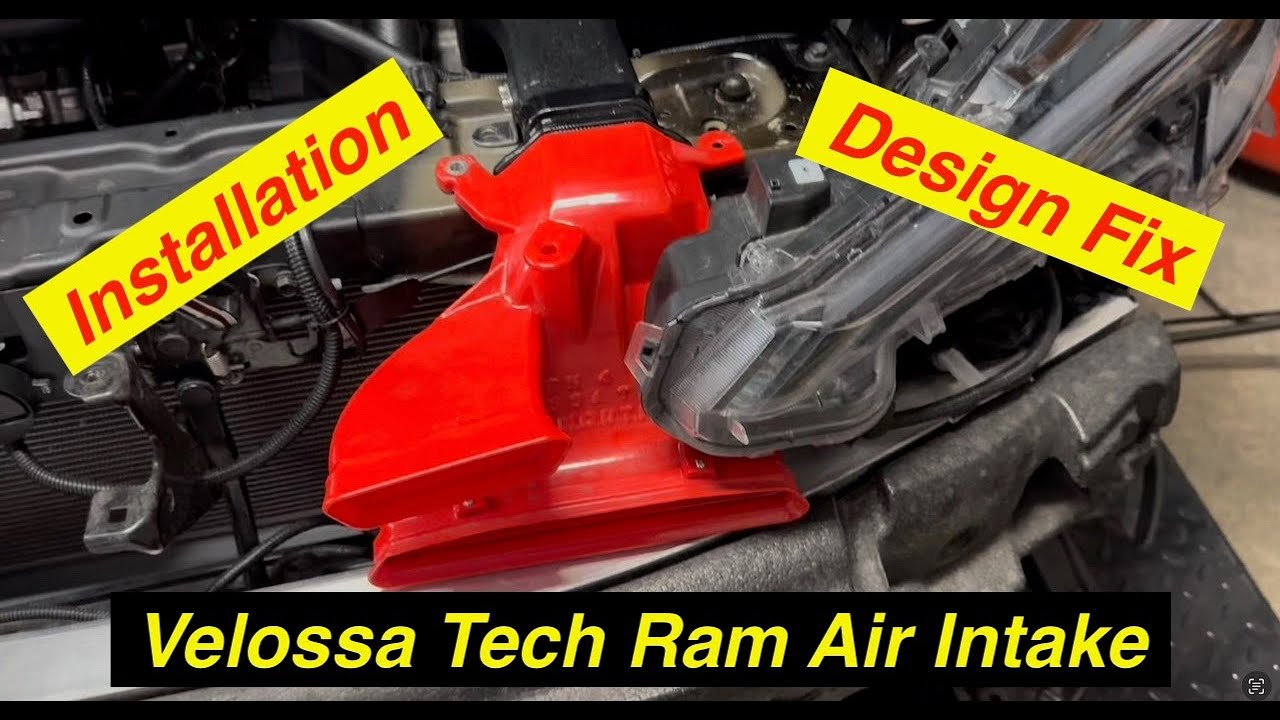 Velossa Tech Ram Air Intake // Installation Design Fix // GR Corolla