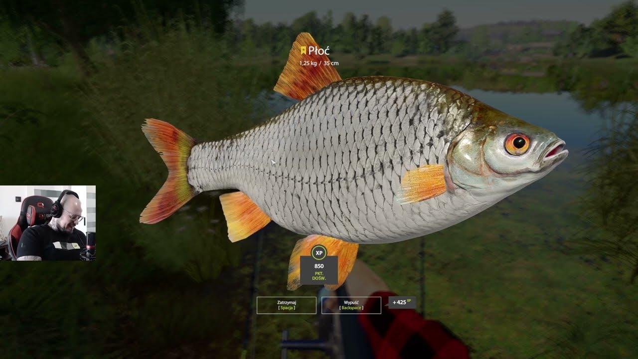 Russian Fishing 4 – Polowanie na Medalowe Płocie na Jeziorze Komarówka! 🏆🐟