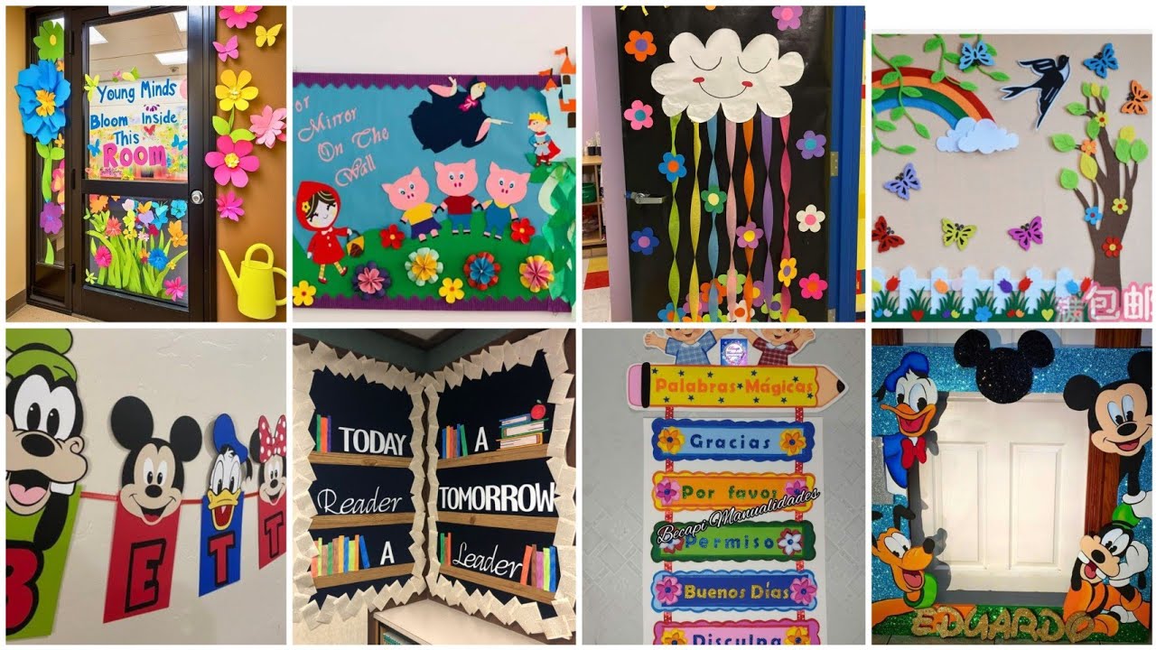 Latest school decoration ideas 2025😱How to decor school|Bulletin board ideas |Door decoration ideas