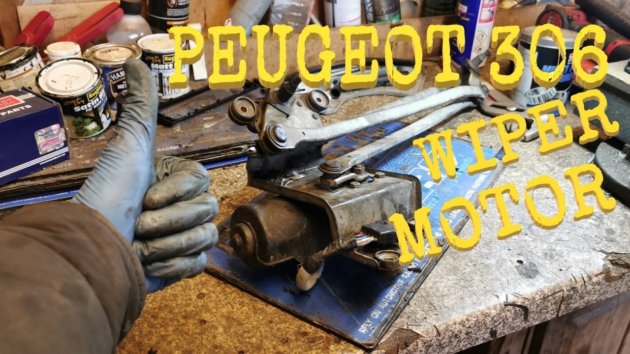 HOW TO:  Peugeot 306 WIPER MOTOR repair, service, replace, FIX!