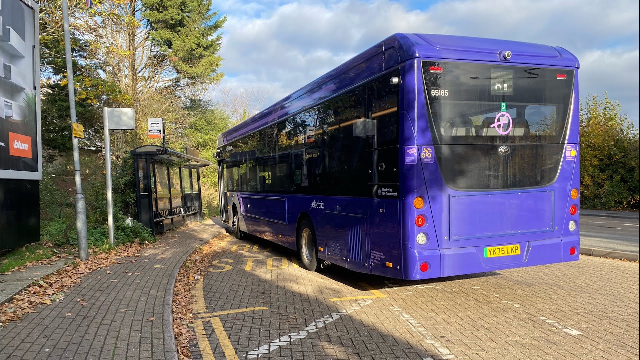 Here is first basildon youtong e12 65165 YK75 LKP working the B1 TO LAINDON VID FROM BASILDON TO LAI