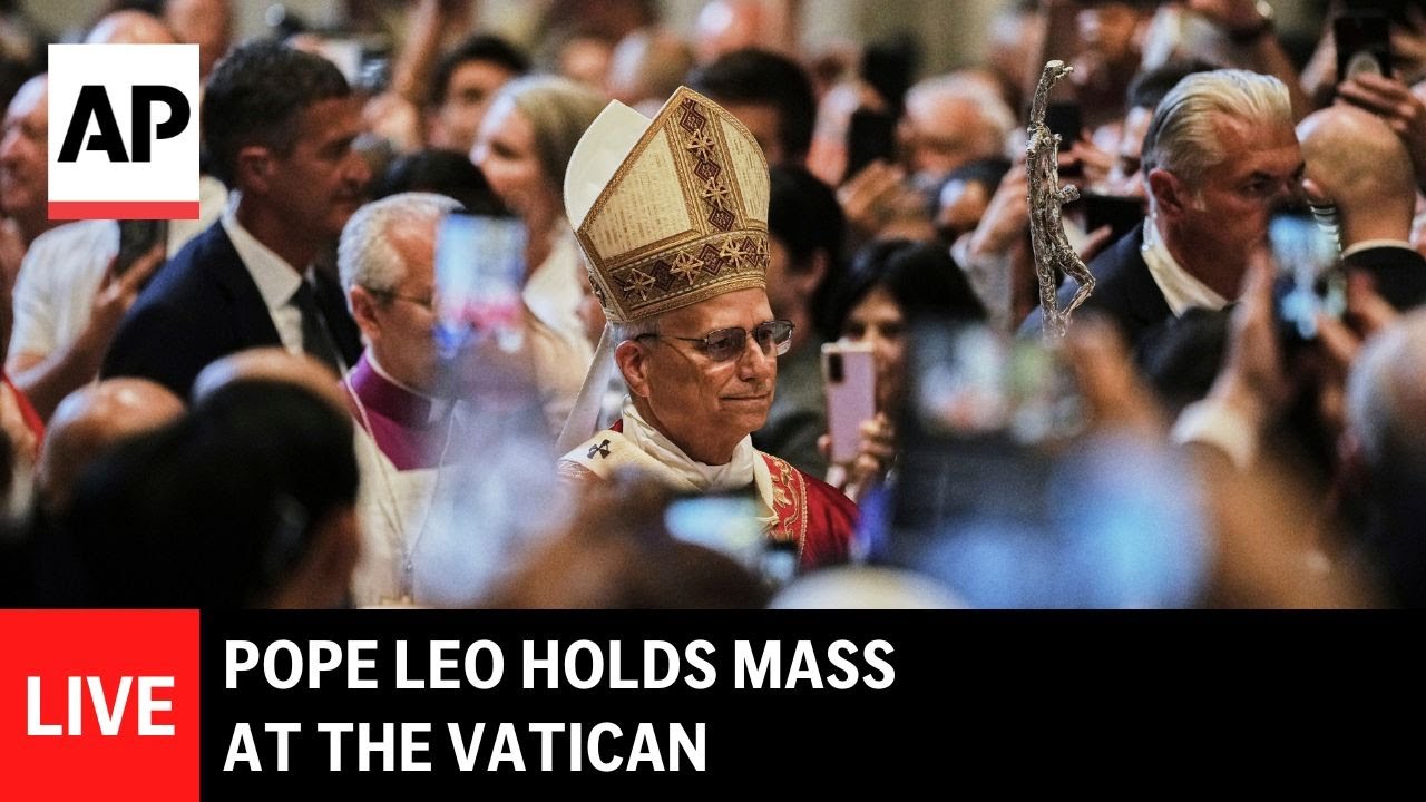 LIVE: Pope Leo XIV holds Mass at the Vatican
