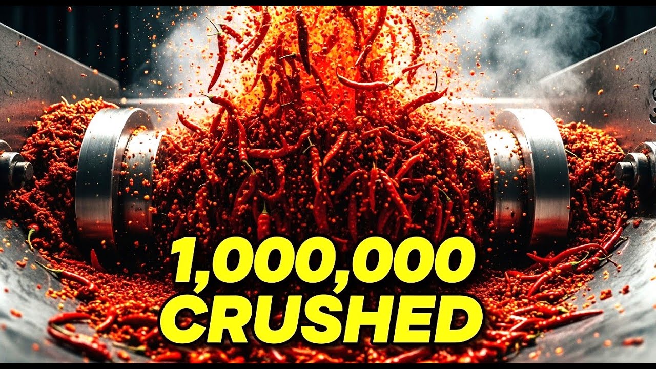 Inside the Factory That Crushes 1,000,000 Chillies Daily
