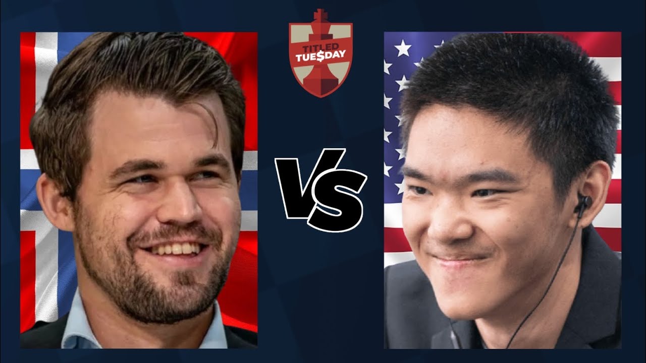 Magnus Carlsen vs Jeffry Xiong | Titled Tuesday Early | April 22, 2025 | chesscom