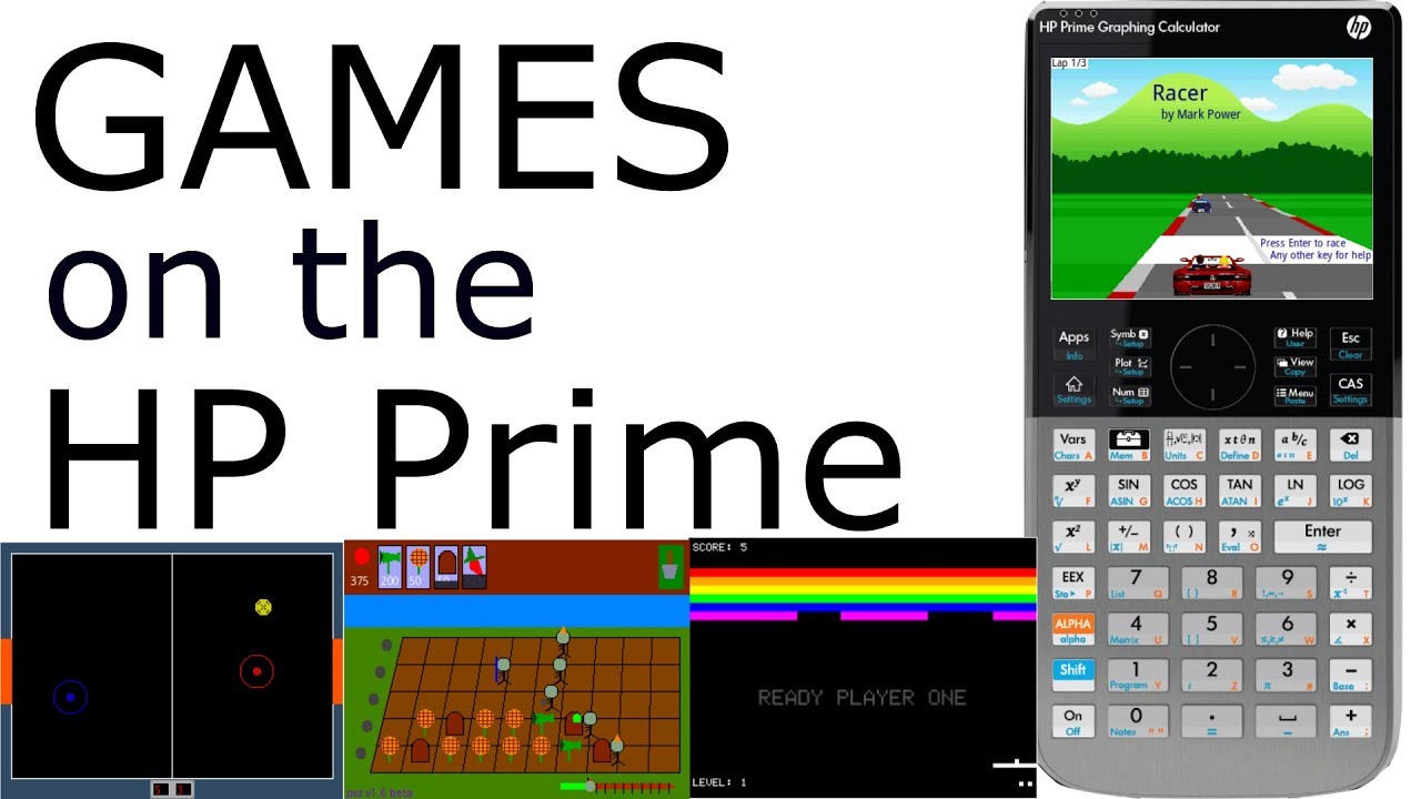 Установите игры на графический калькулятор HP Prime!