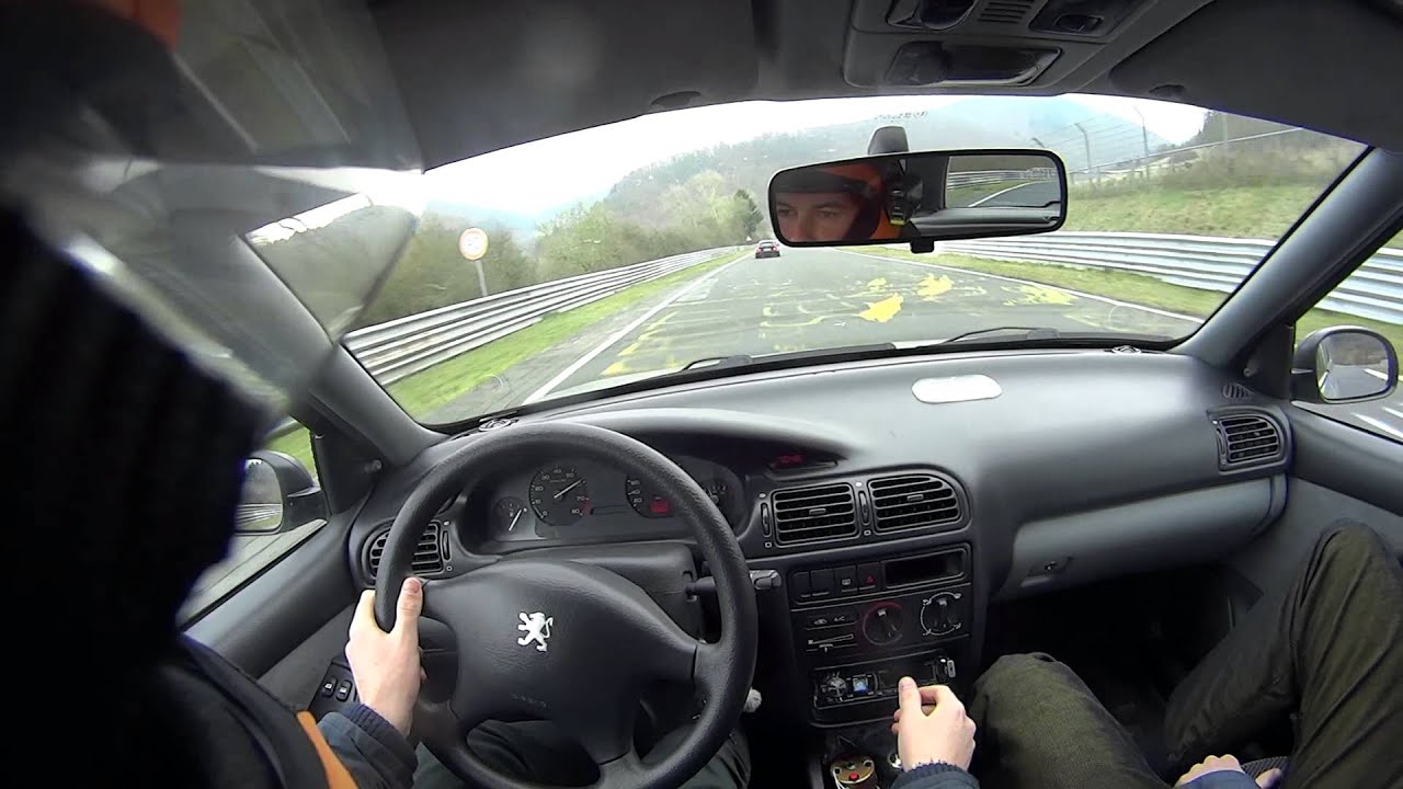 16-03-2014 Peugeot 406 break 1.8 16v Nurburgring Nordschleife touristenfahrten action. HD POV
