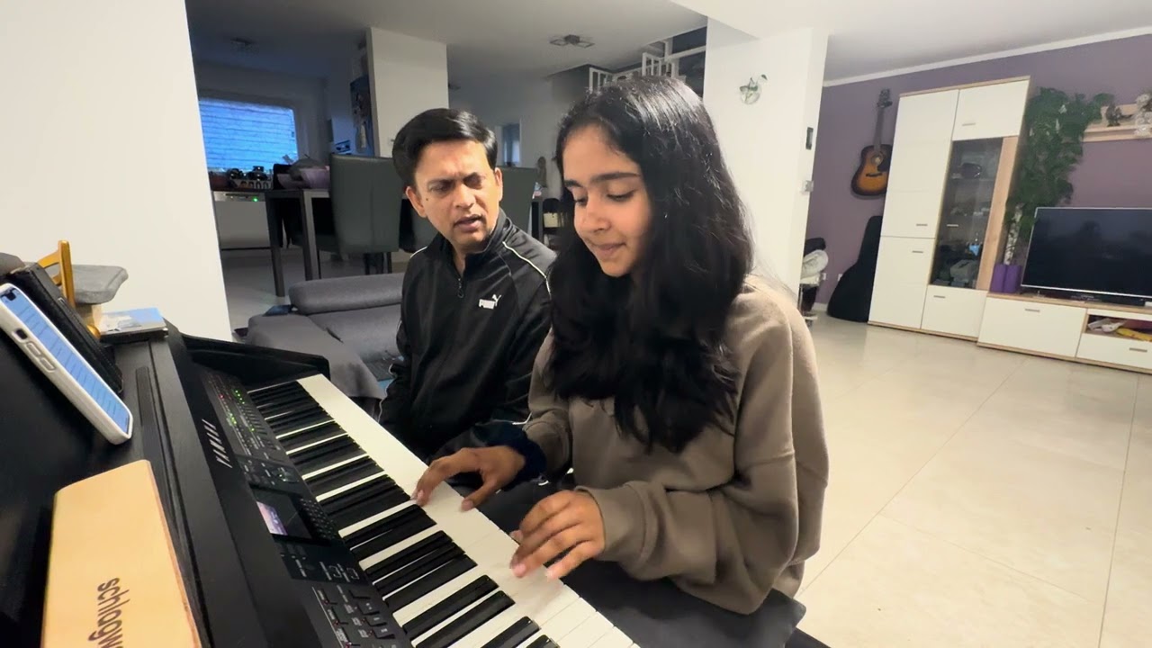 Preetse Anta 💛 | Father-Daughter Duet | Piano + Voice