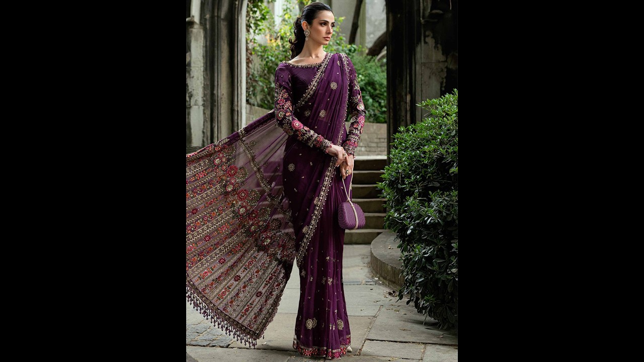 Maria B Luxury Formal Saree | Order via WhatsApp +923174343424 | Master Replica Dresses Online