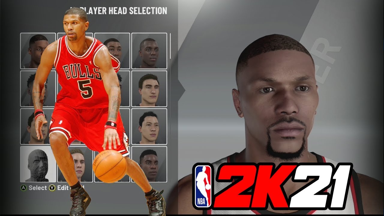 NBA 2K21 Jalen Rose Face Creation