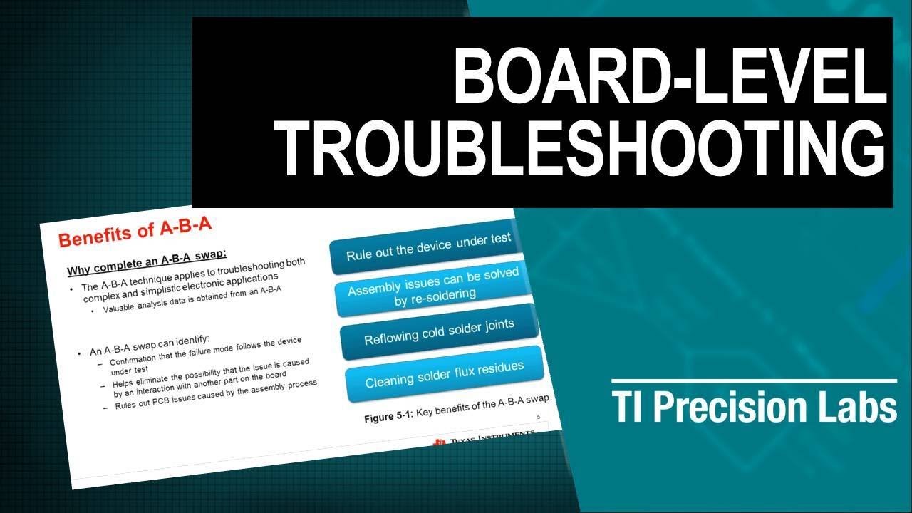 Board level troubleshooting