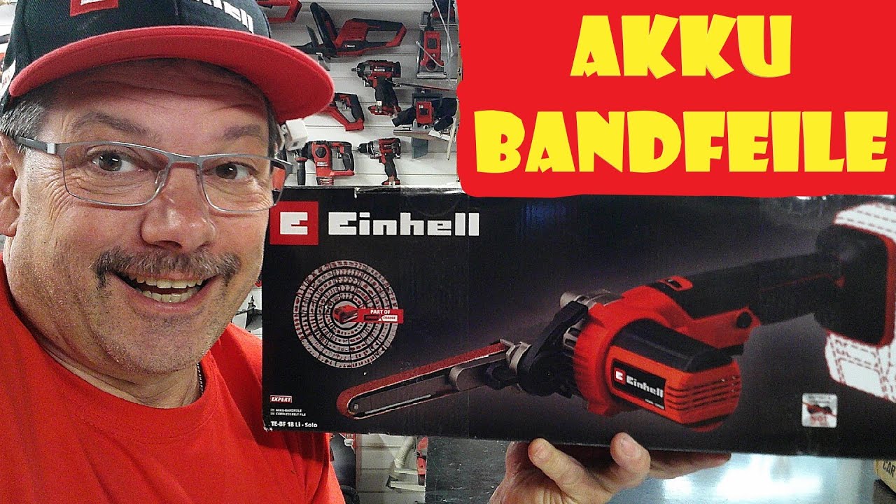 Einhell Akku Bandfeile TE-BF 18 Li powerXchange @FrüchtlHarry