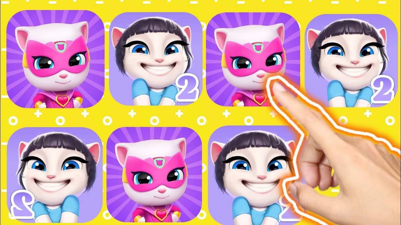 Angela Tom Hero Dash VS Angela Tom Gold Run - Android iOS Gemeplay