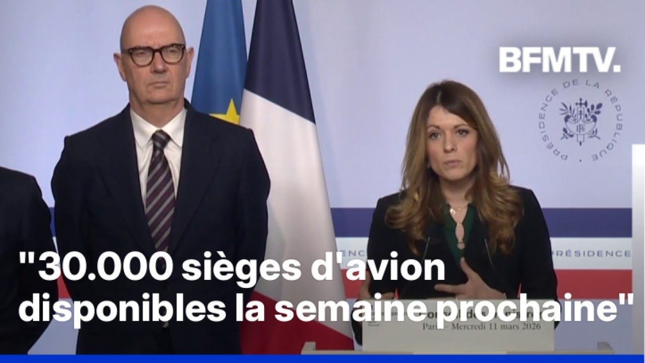 Rapatriements depuis le Moyen-Orient: la prise de parole de Maud Bregeon et Roland Lescure