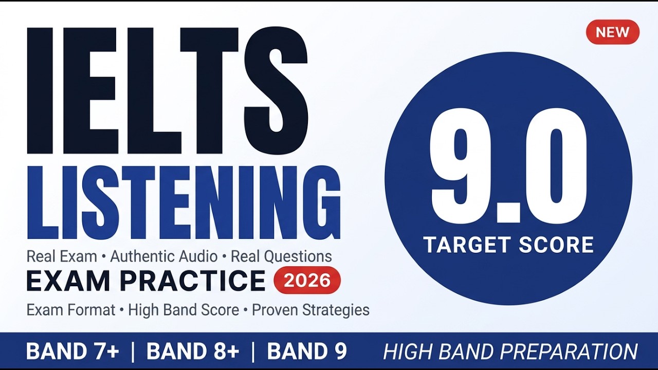 IELTS LISTENING PRACTICE TEST 2026 WITH ANSWERS | 24.10.2026 (24 October)