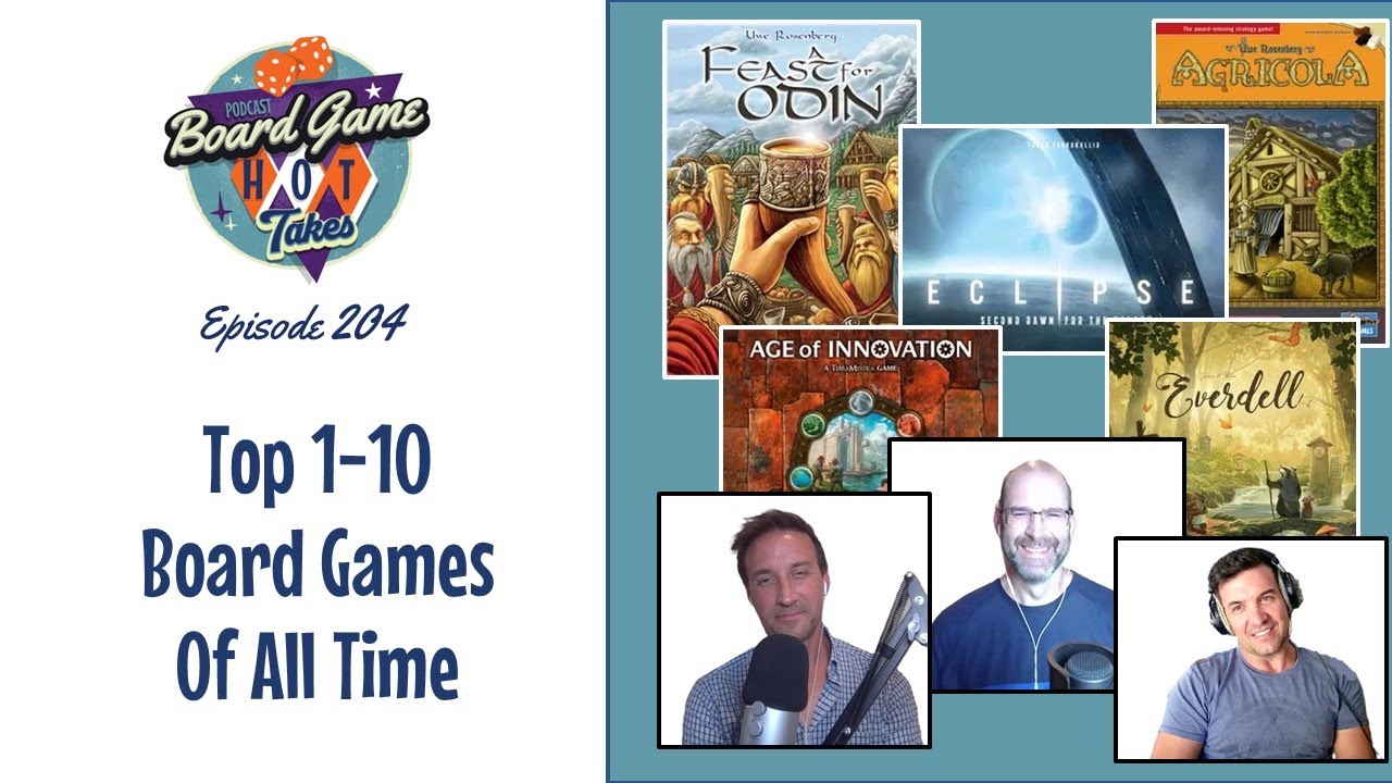 Top Board Games of All Time (1-10) 2024 Edition