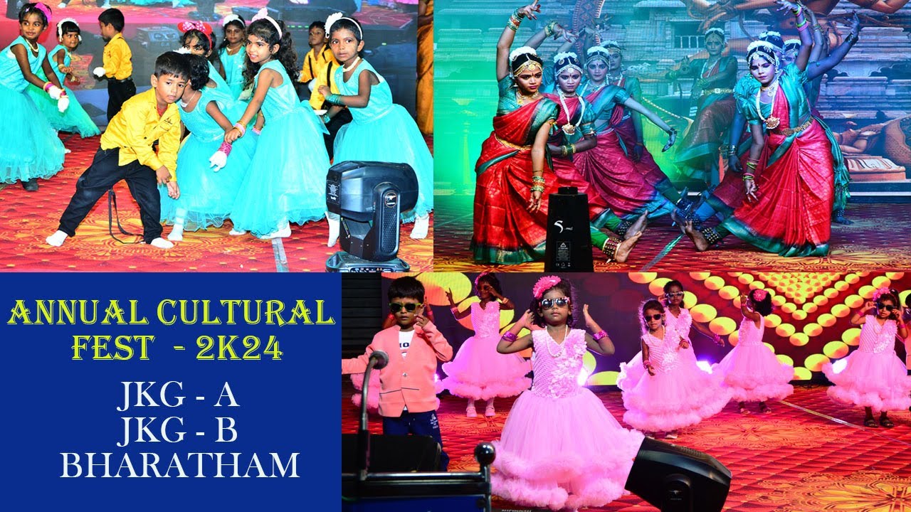ANNUAL DAY - 2024 - JKG KIDS PERFORMANCE - BHARATHANATIYAM - GREEN PARADISE CBSE SCHOOL - RETTANAI