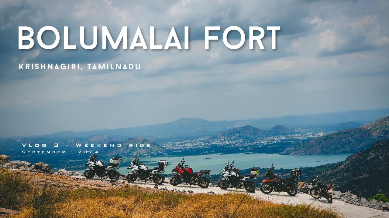 Ride to Bolumalai Fort, Krishnagiri | Drone Cine footage | Bike fall | Benelli TRK 502 | Enqrides53