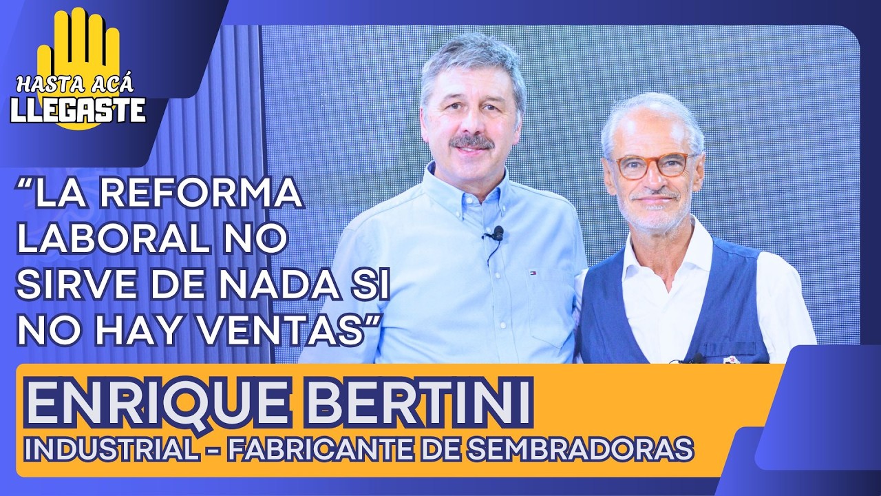 HASTA ACÁ LLEGASTE | ENRIQUE BERTINI: 