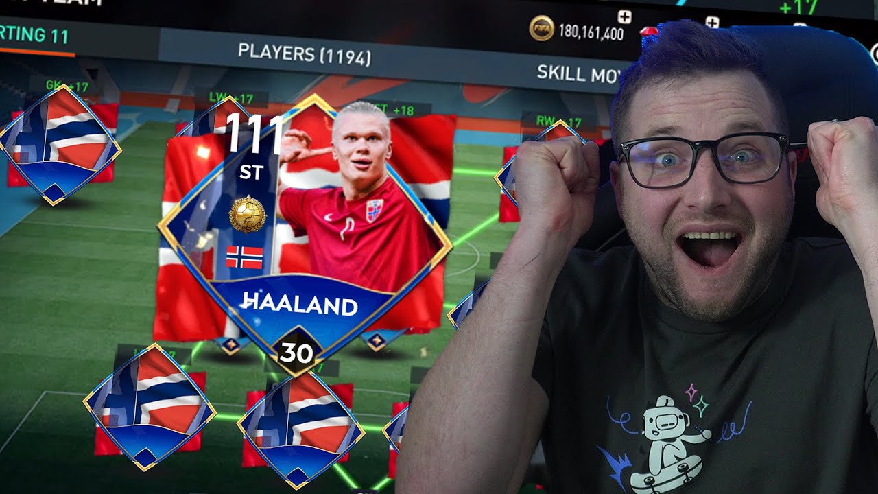 I Built a Full Norway Squad With Max Rated Haaland on FIFA Mobile 23!
