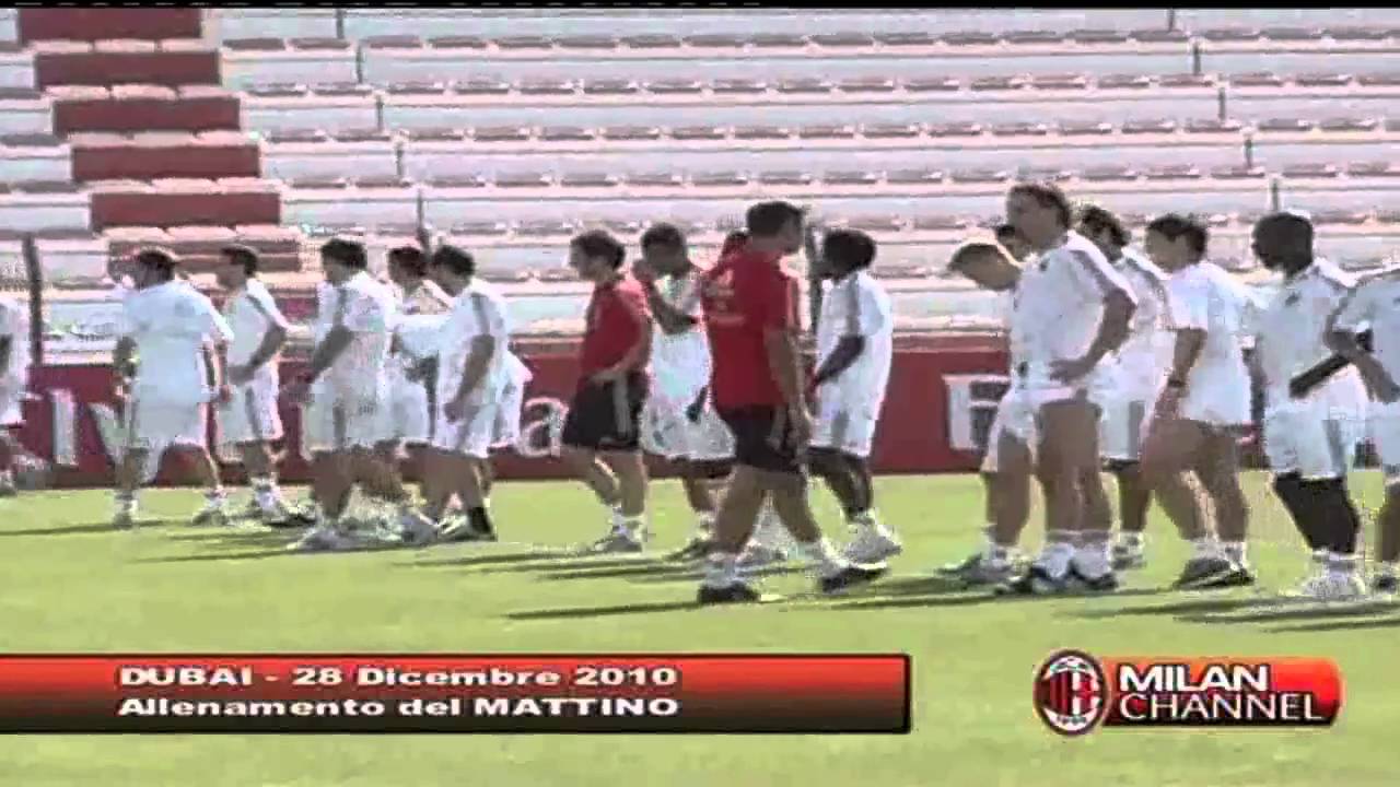 AC Milan in Dubai - Training 28/12/2010 [part 1]