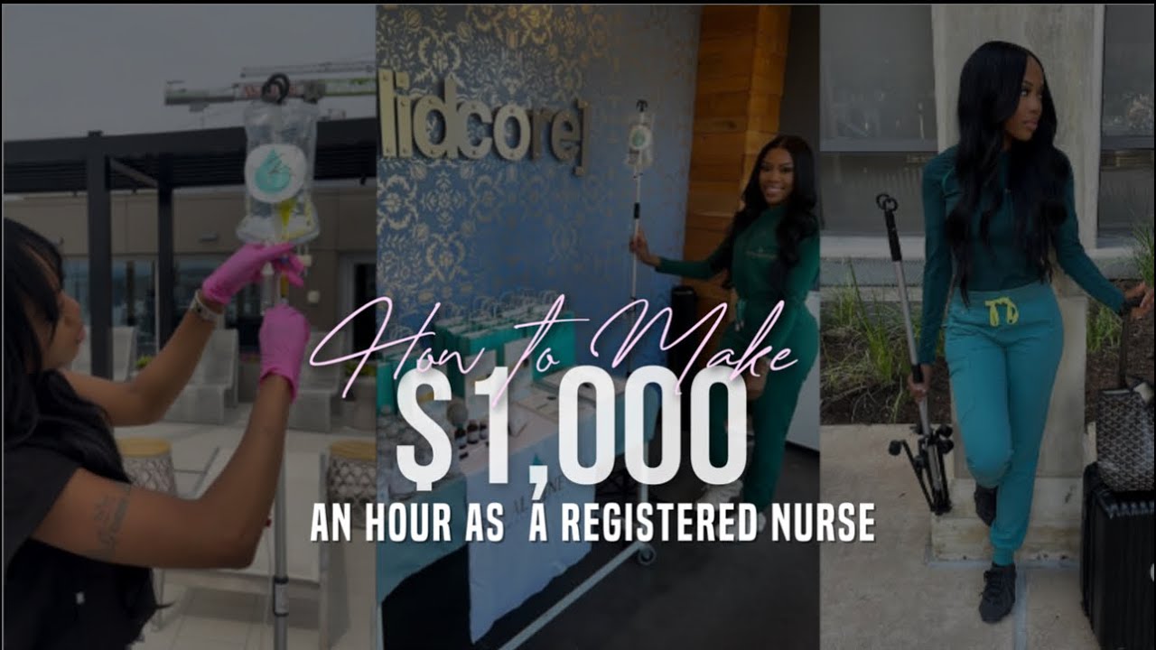 Weekly Vlog: HOW TO MAKE $1,000 AN HOUR AS A REGISTERED NURSE
