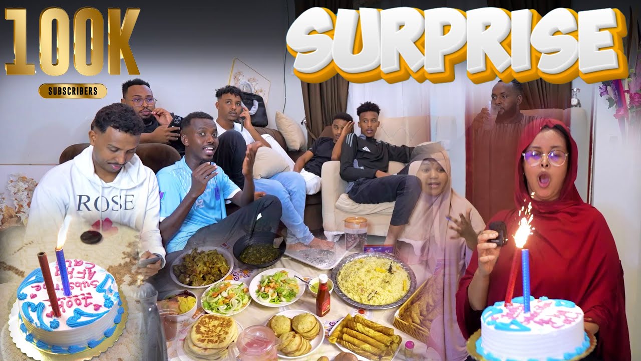 NASTEEXO INDHO OO AFUR NOO SAMEESAY ANIGANE SUPRISE IIGA DHIGTAY MAADAMO AAN 100k SUBSCRIBE GAARAY