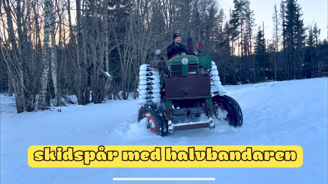 När skotern strejkar så får man ta traktorn..
