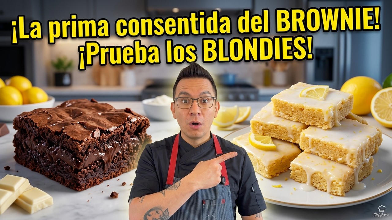 Esto NO es un brownie...es el mejor Blondie!
