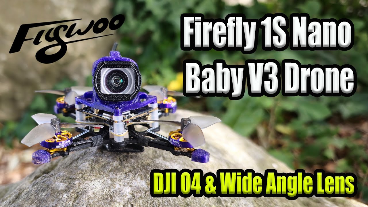 FlyWoo Firefly16 1S Nano Baby V3 O4 Drone - Wide Angle DJI O4 FPV