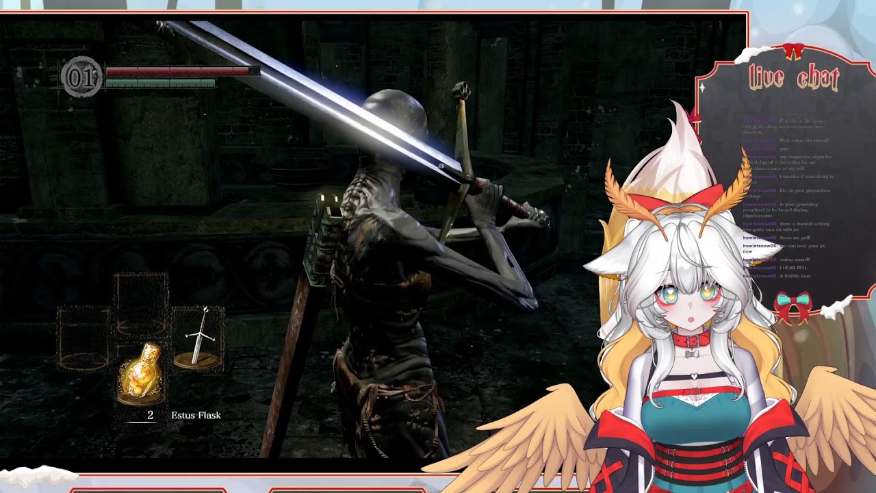 Ryza Wolf Live Stream Dark souls fun!