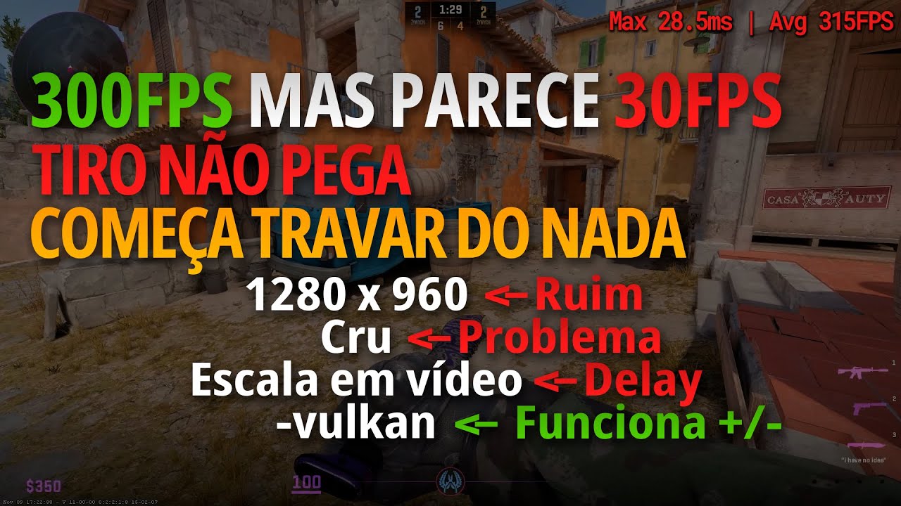 Como tirar a sensação de LAG ou Hz abaixo do monitor Mesmo com Alto FPS e deixar o CS2 Fluído