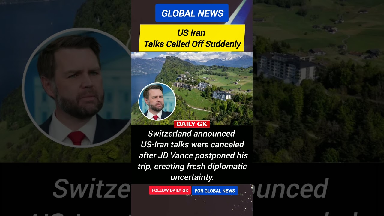 US-Iran talks called off after JD Vance postpones trip, says Switzerland