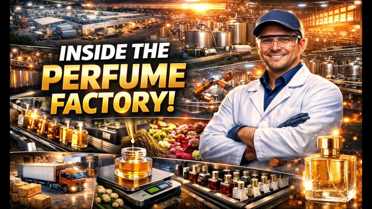 Inside a High Tech Perfume Factory From Petal to Bottle (Cinematic)