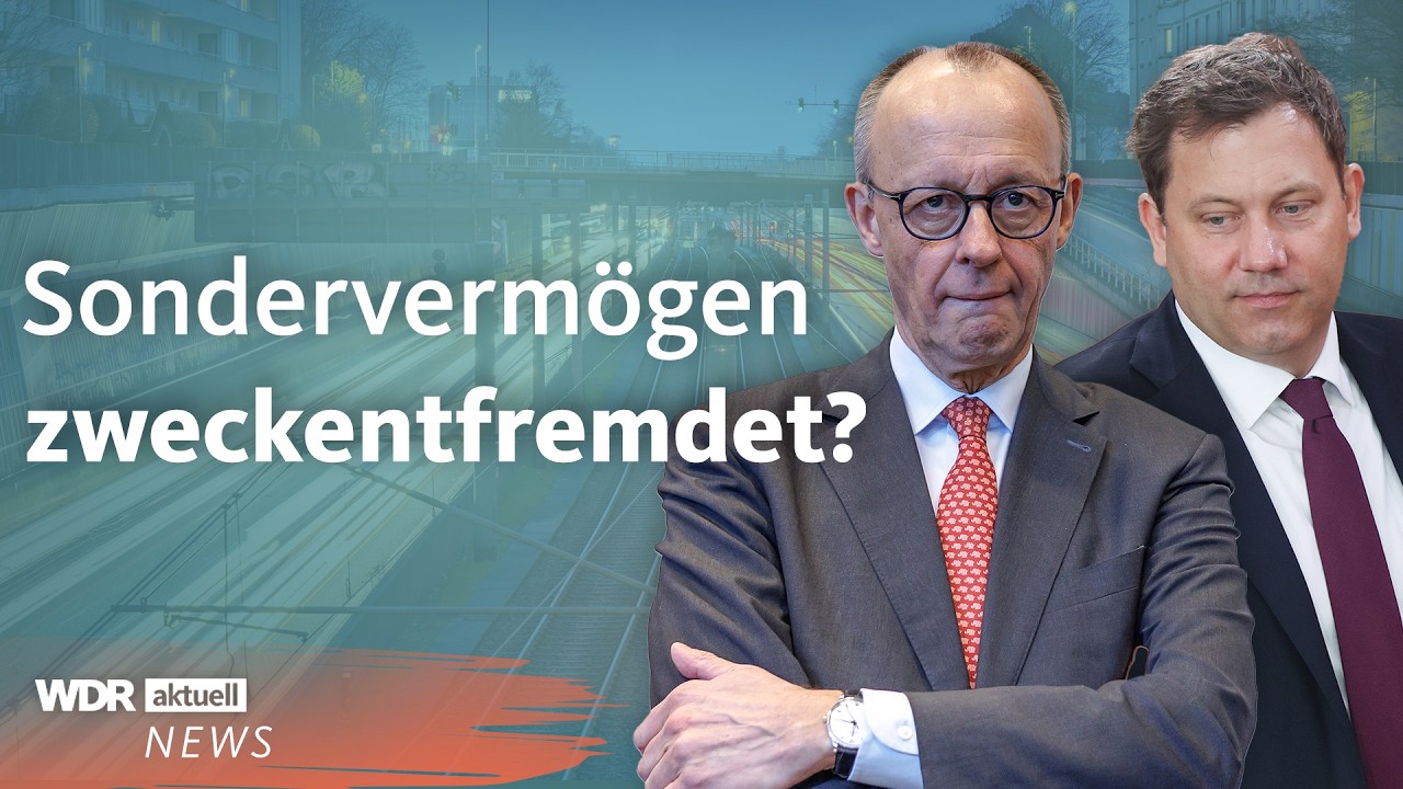 Hat die Bundesregierung das Sondervermögen zweckentfremdet? | WDR Aktuelle Stunde