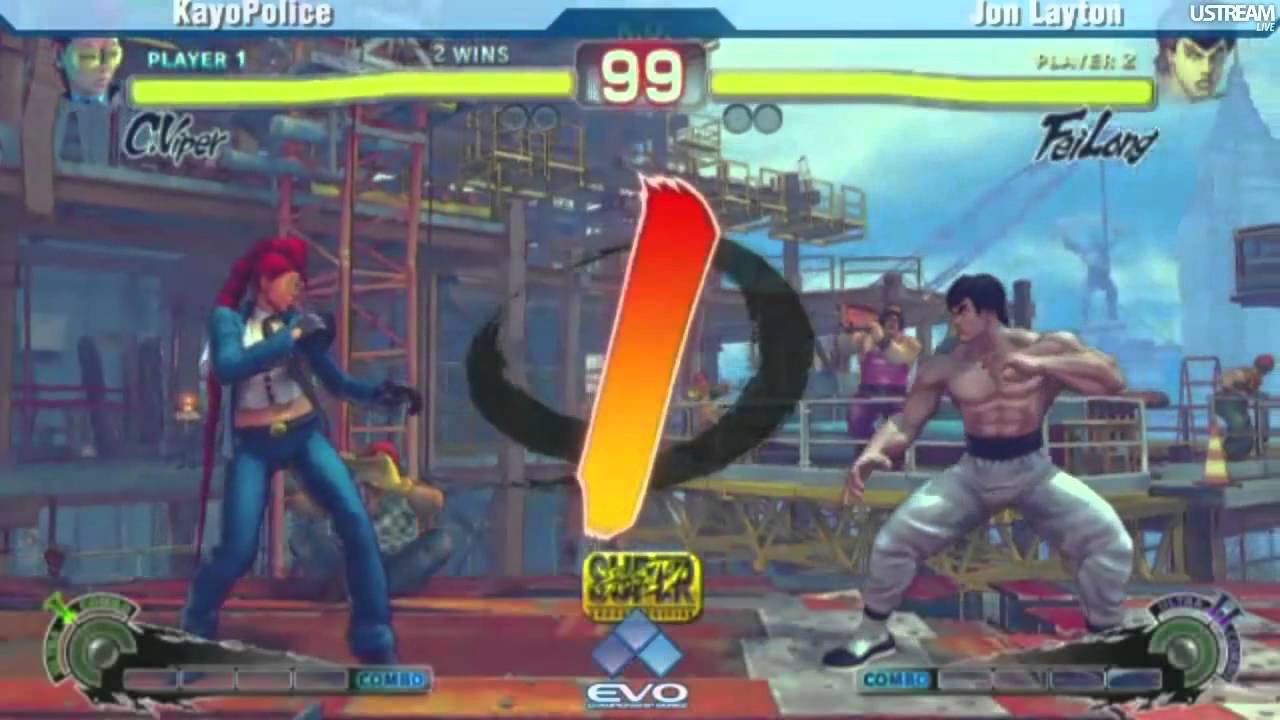 EVO 2011 - SSF4 AE - KayoPolice (C.Viper) vs Jon Layton (Fei Long)