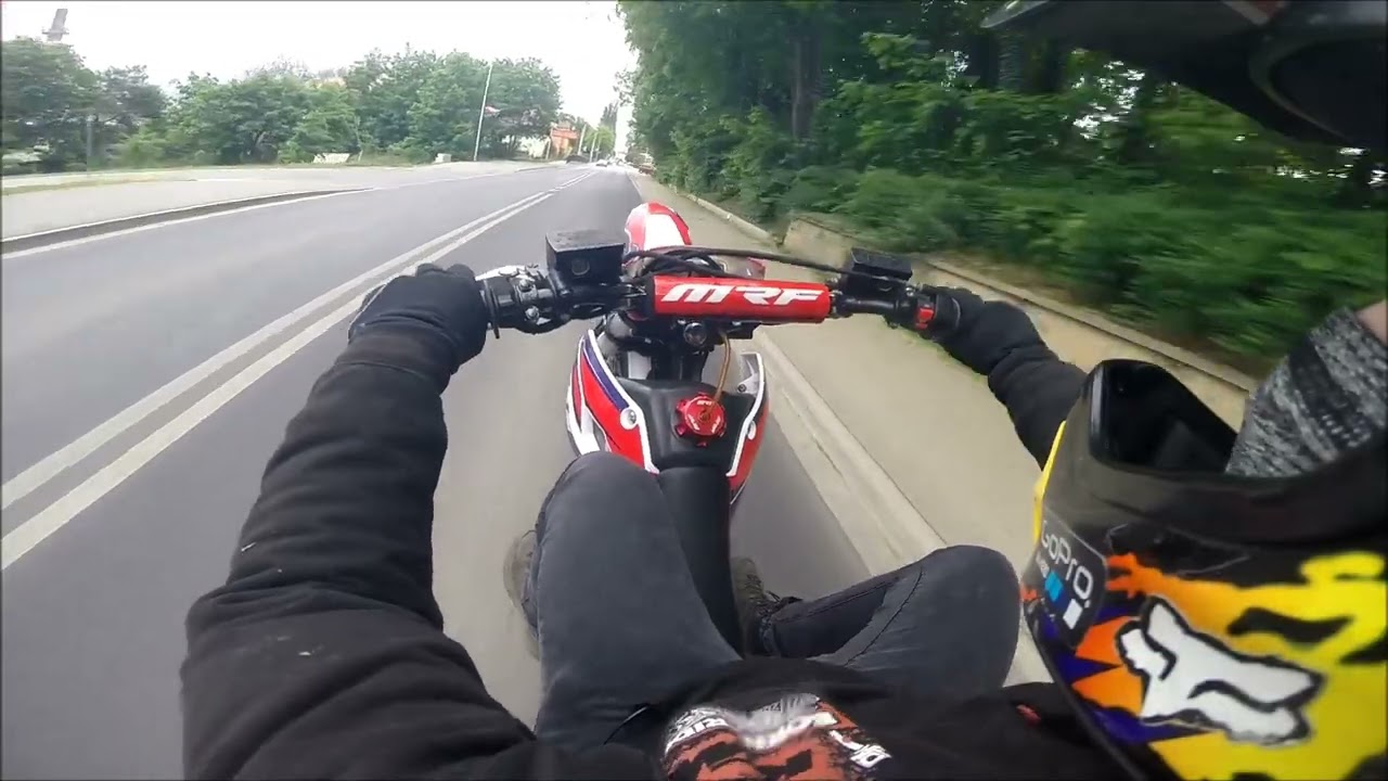 Pit bike Mrf 140 Rcz | Luźna jazda w terenie i po mieście | Wheelie  :)