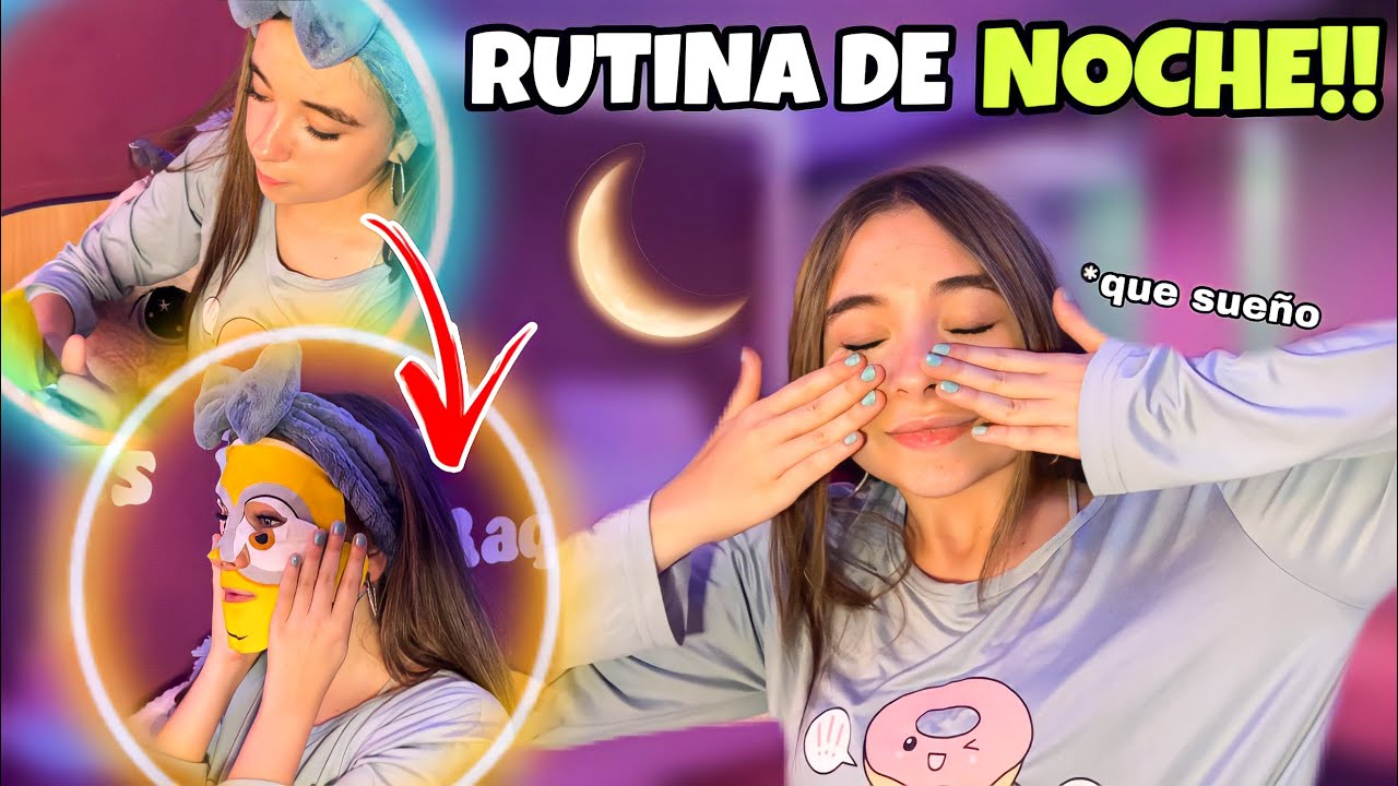 MI RUTINA DE NOCHE🌙 EN DIAS DE INSTITUTO🏫 NIGHT ROUTINE