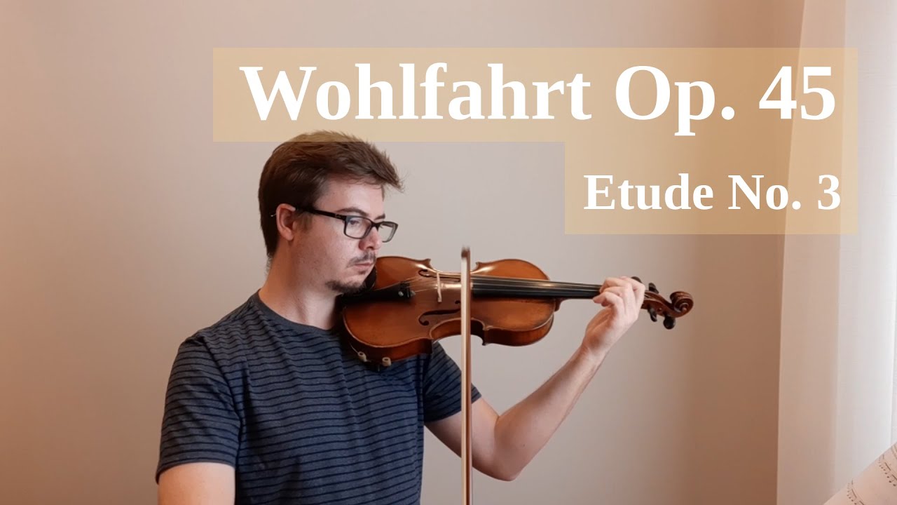 Wohlfahrt: Etude Op. 45 No. 3 in G major for Violin