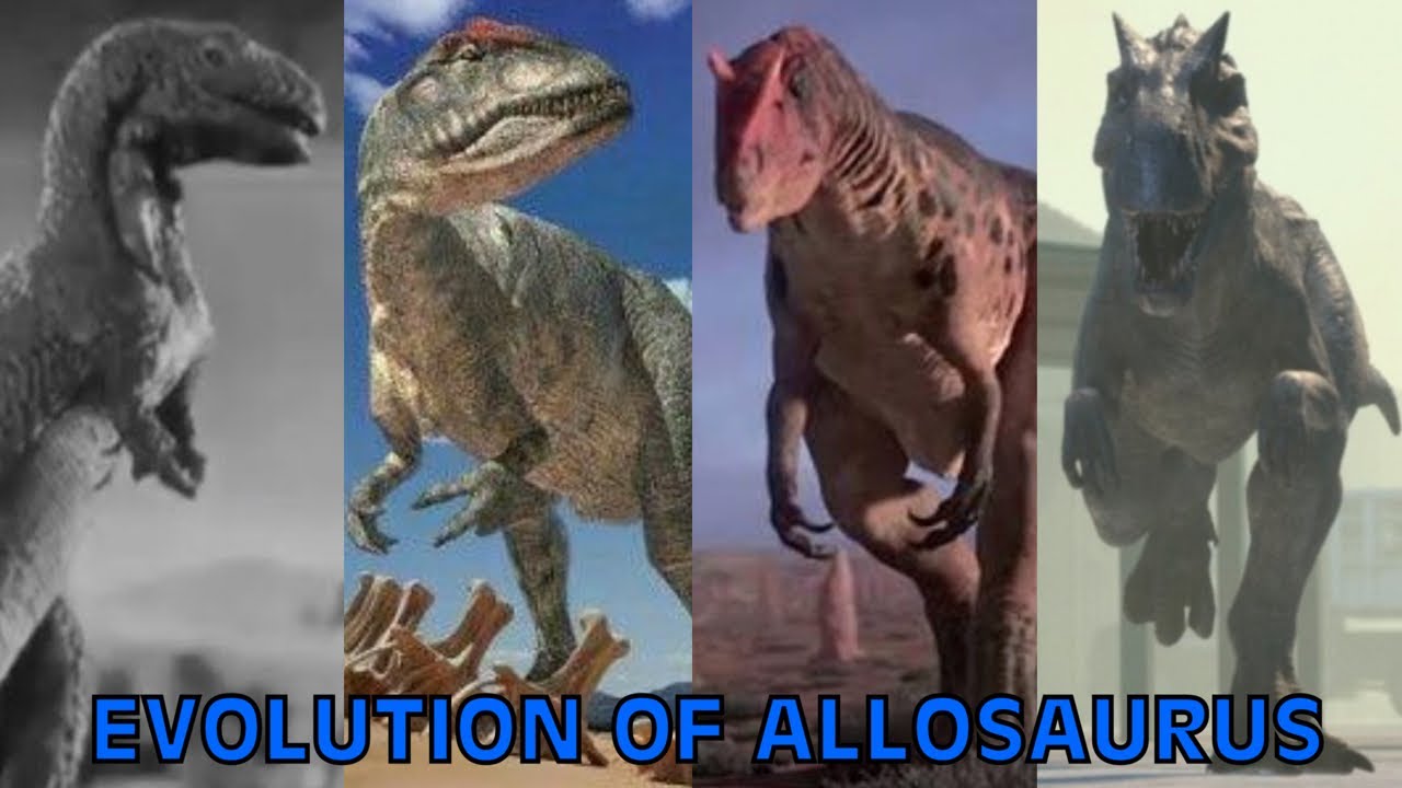 Evolution Of Allosaurus In Movies, TV Shows, Documentaries, Games, & Other Media