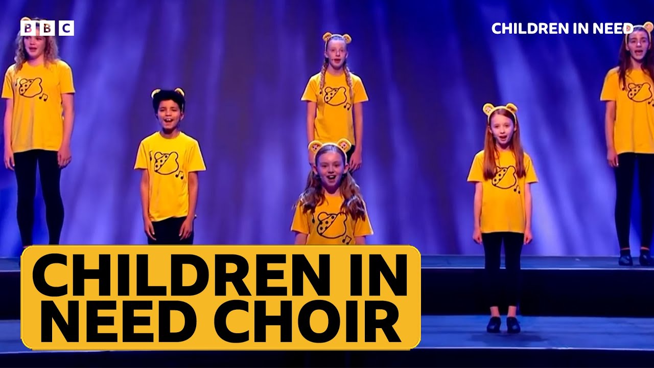 The BBC Children in Need choir perform &lsquo;Rise Up&rsquo; - BBC Children in Need