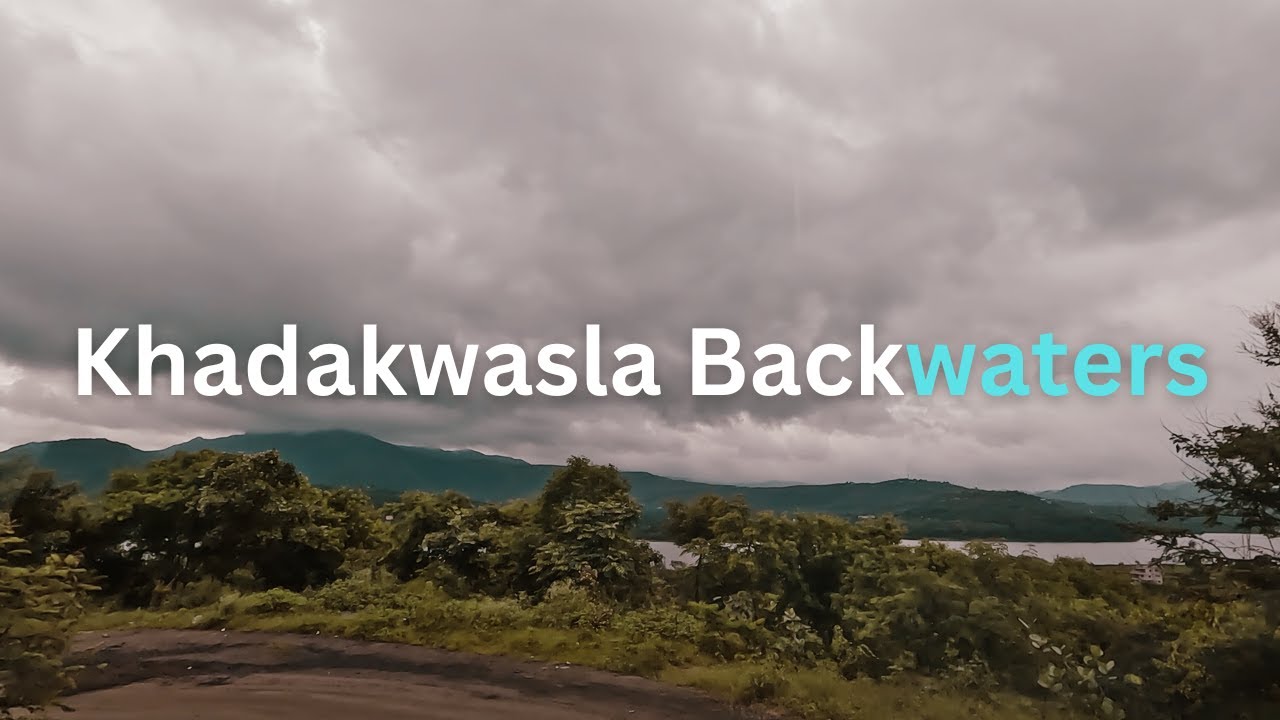 4K | Khadakwasla Dam Backwaters in Heavy Rain | Pune