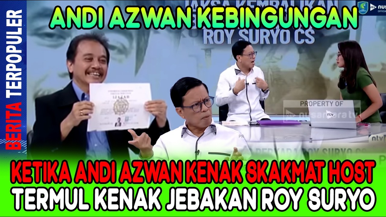 ANDI AZWAN KEBINGUNGAN…!! KETIKA ANDI AZWAN KENAK SKAKMAT HOST. TERMUL KENAK JEBAKAN ROY SURYO!