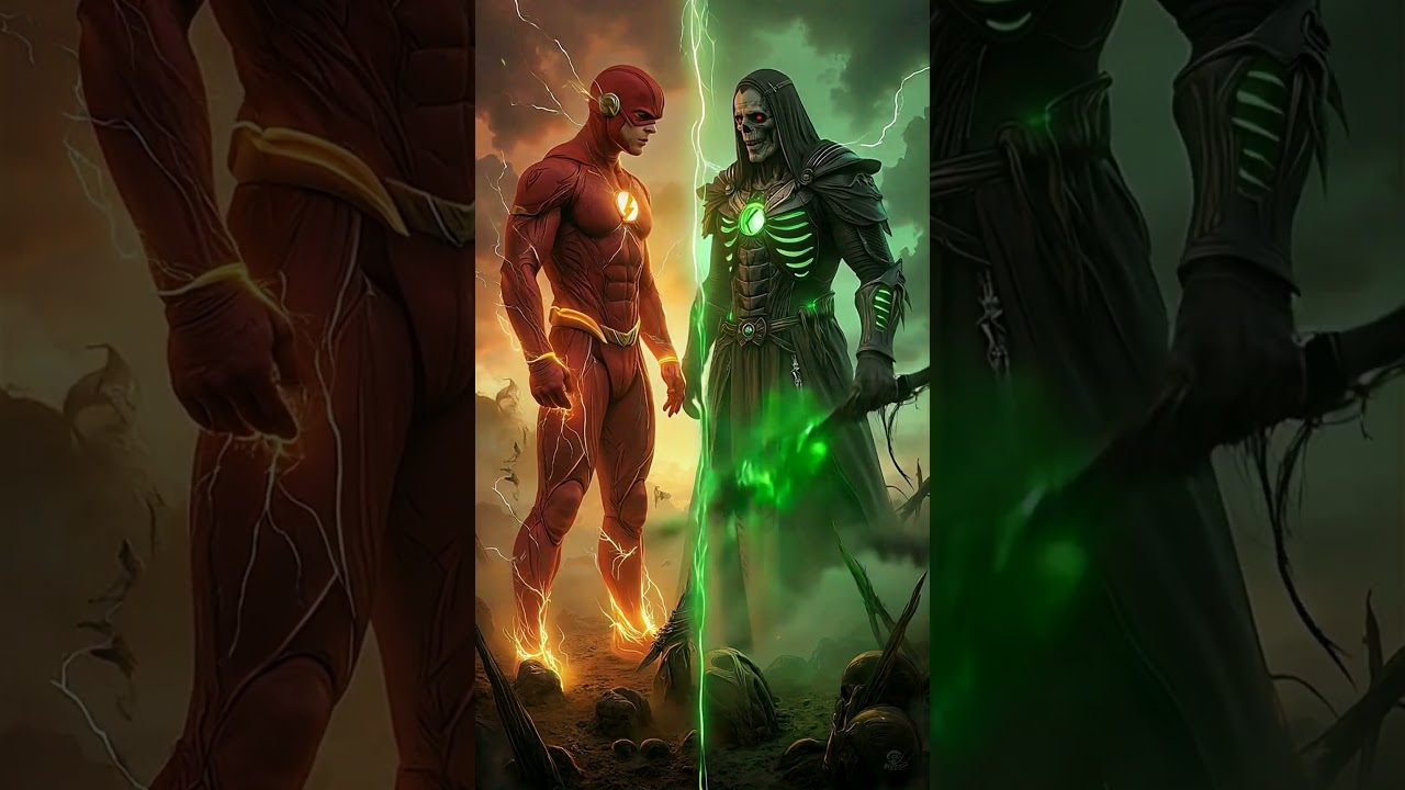 Ai Superhero Fusion Flash Nekron  #hybrid #ai #marvel #superherofusion #shorts #flash #dccomics